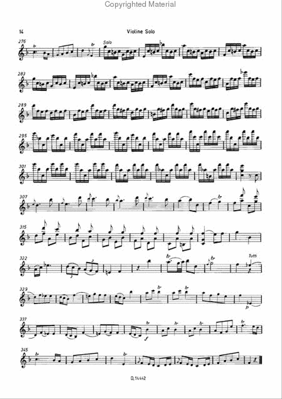 Concerto F-Dur Concerto F-Dur School and Community scores gallery preview page 50