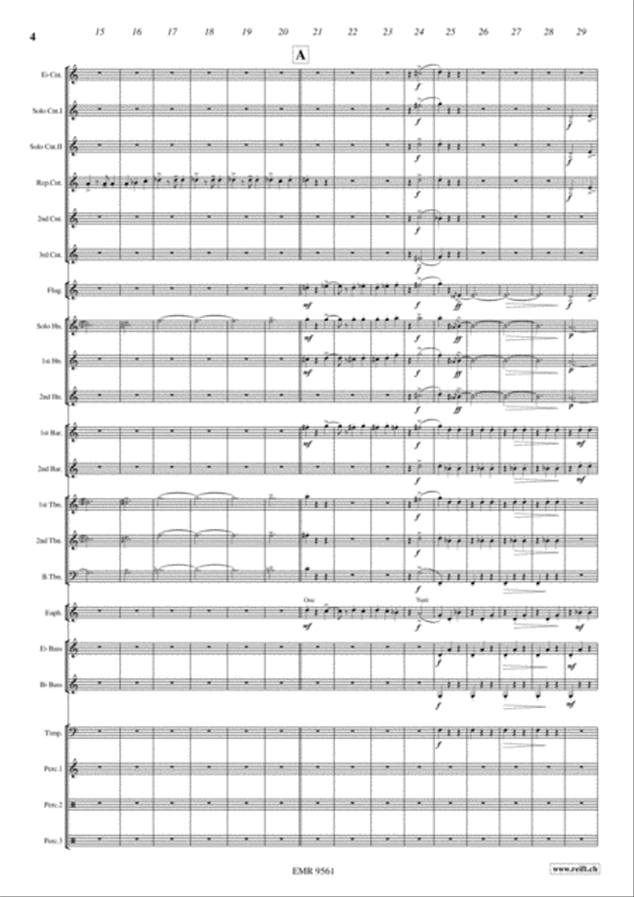 Spartacus Brass Band scores gallery preview page 5