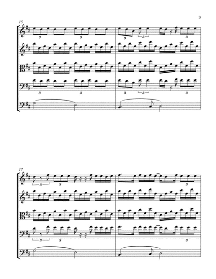 Young And Beautiful String Orchestra scores gallery preview page 3