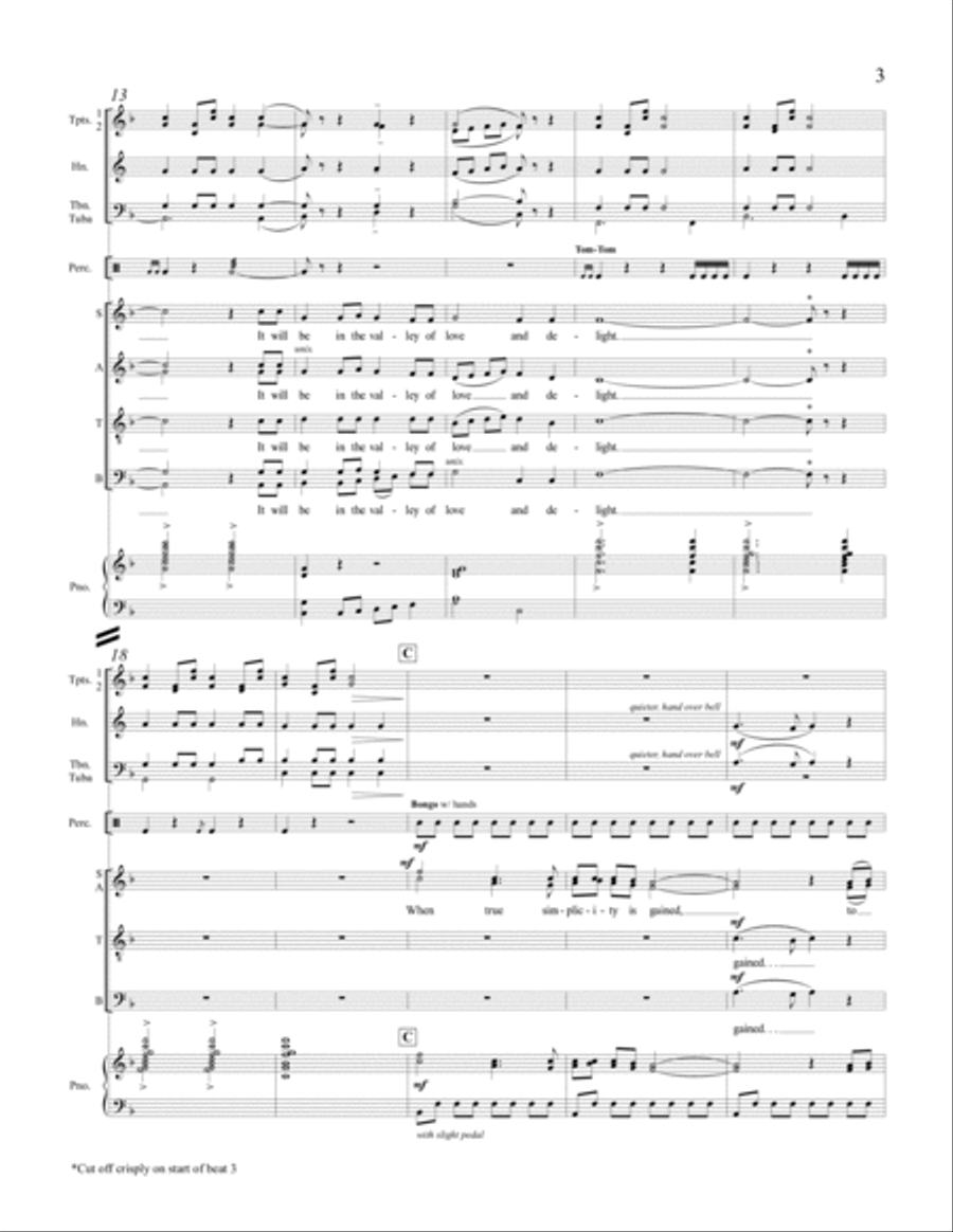 The Gift to Be Free The Gift to Be Free Choir scores gallery preview page 3