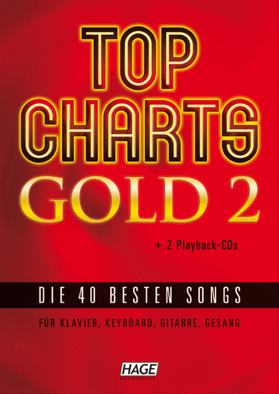 Top Charts Gold 2 Piano, Vocal, Guitar scores gallery preview page 1