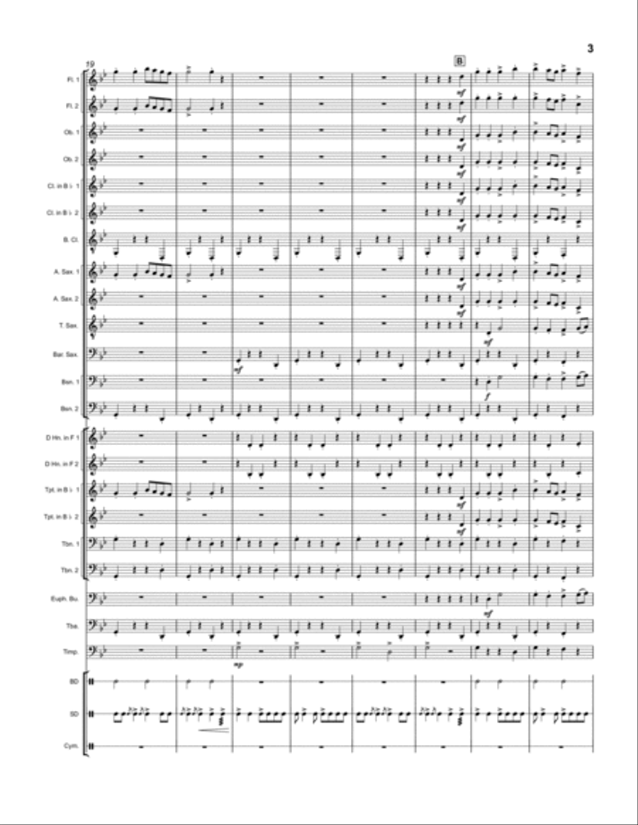 Frontiersmen's Odyssey Concert Band scores gallery preview page 3