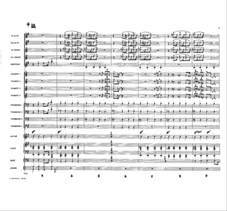 Swamp Water Blues Jazz Ensemble scores gallery preview page 8
