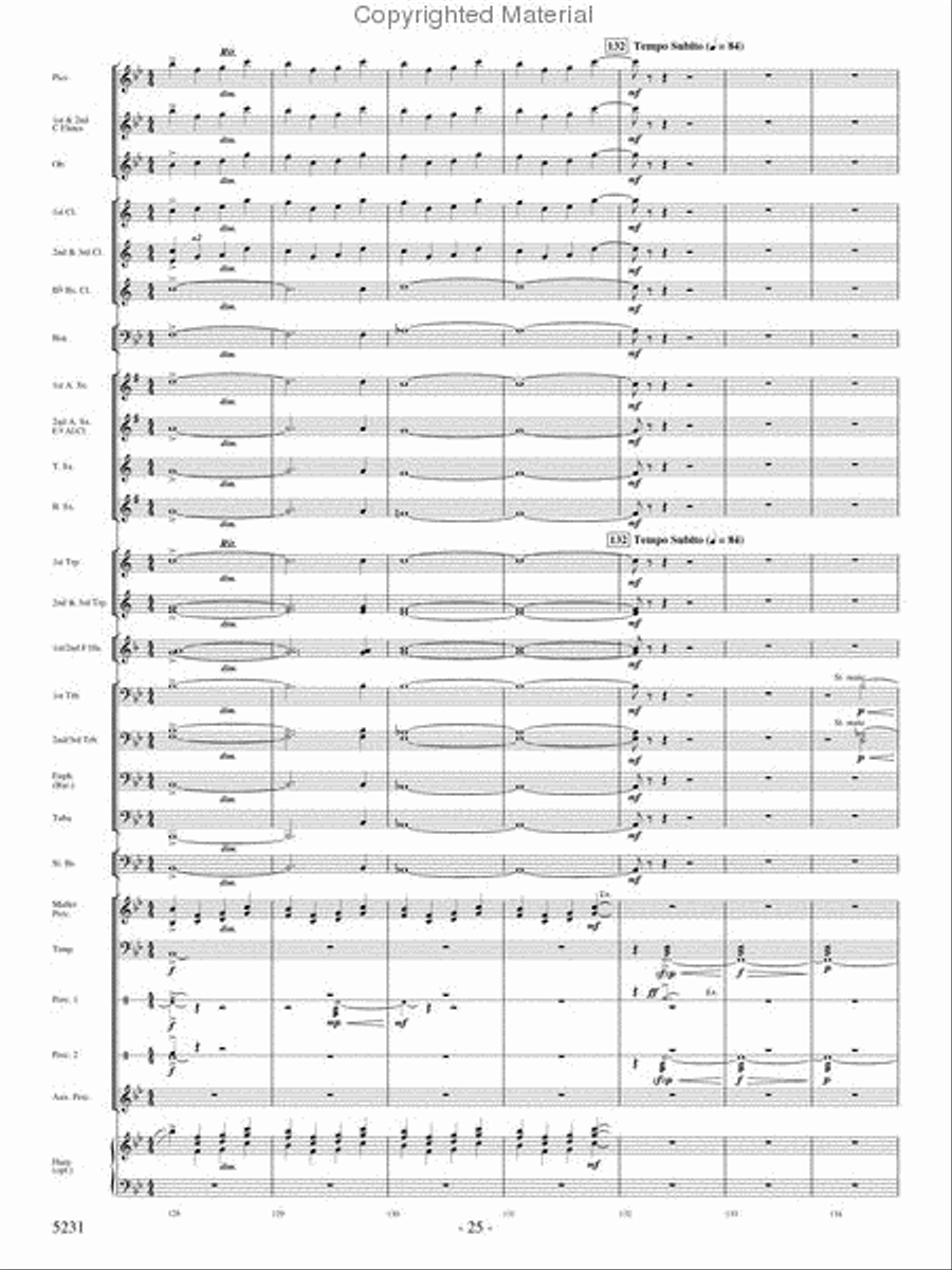 Pilatus: Mountain of Dragons Concert Band scores gallery preview page 23