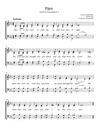 Elpis(Hope) for SATB