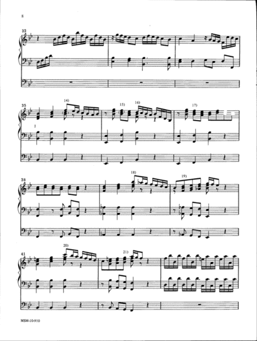 Concerto in G Minor Concerto in G Minor Organ scores gallery preview page 3