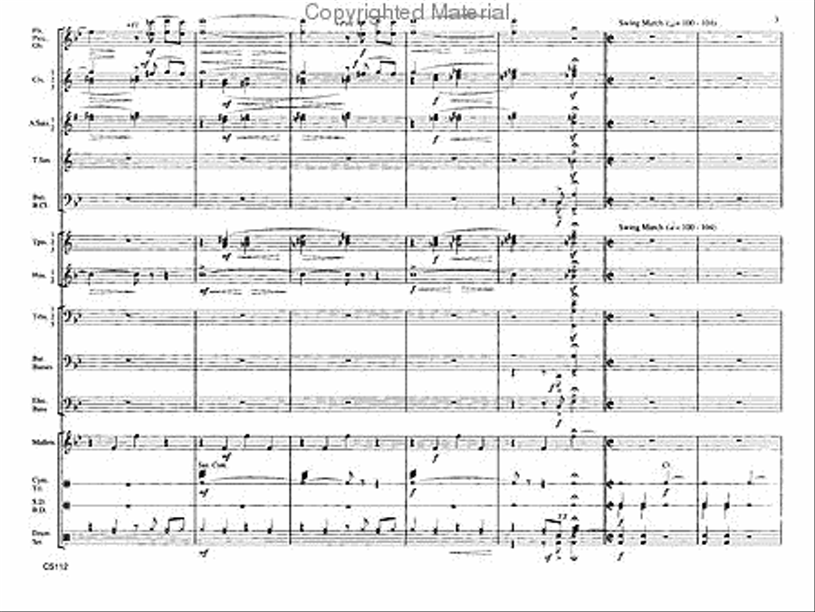 Alexander's Ragtime Band Alexander's Ragtime Band Concert Band scores gallery preview page 3