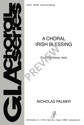 Book cover for A Choral Irish Blessing