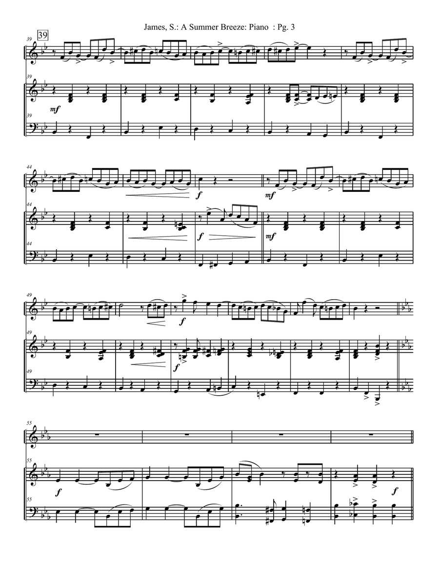 A Summer Breeze Large Ensemble scores gallery preview page 3