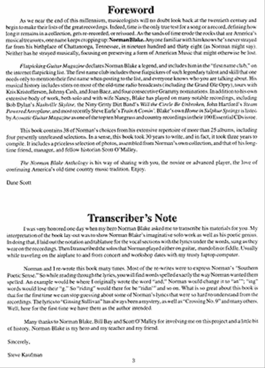 The Norman Blake Anthology Acoustic Guitar scores gallery preview page 4