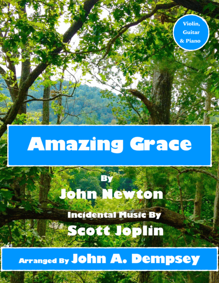 Amazing Grace / The Entertainer (Trio for Violin, Guitar and Piano) image number null