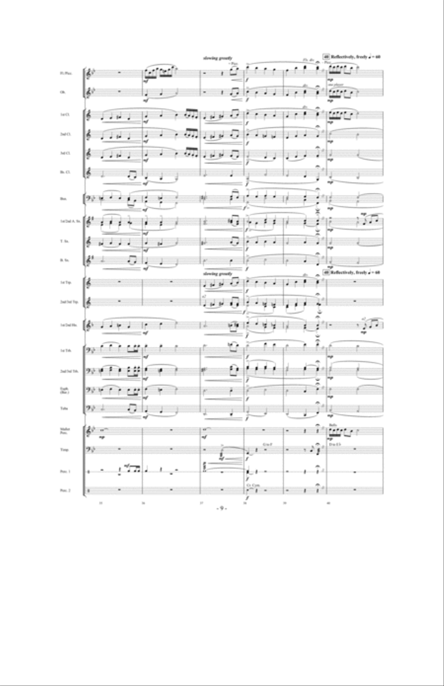 Raise Your Joys And Triumphs High Concert Band scores gallery preview page 8