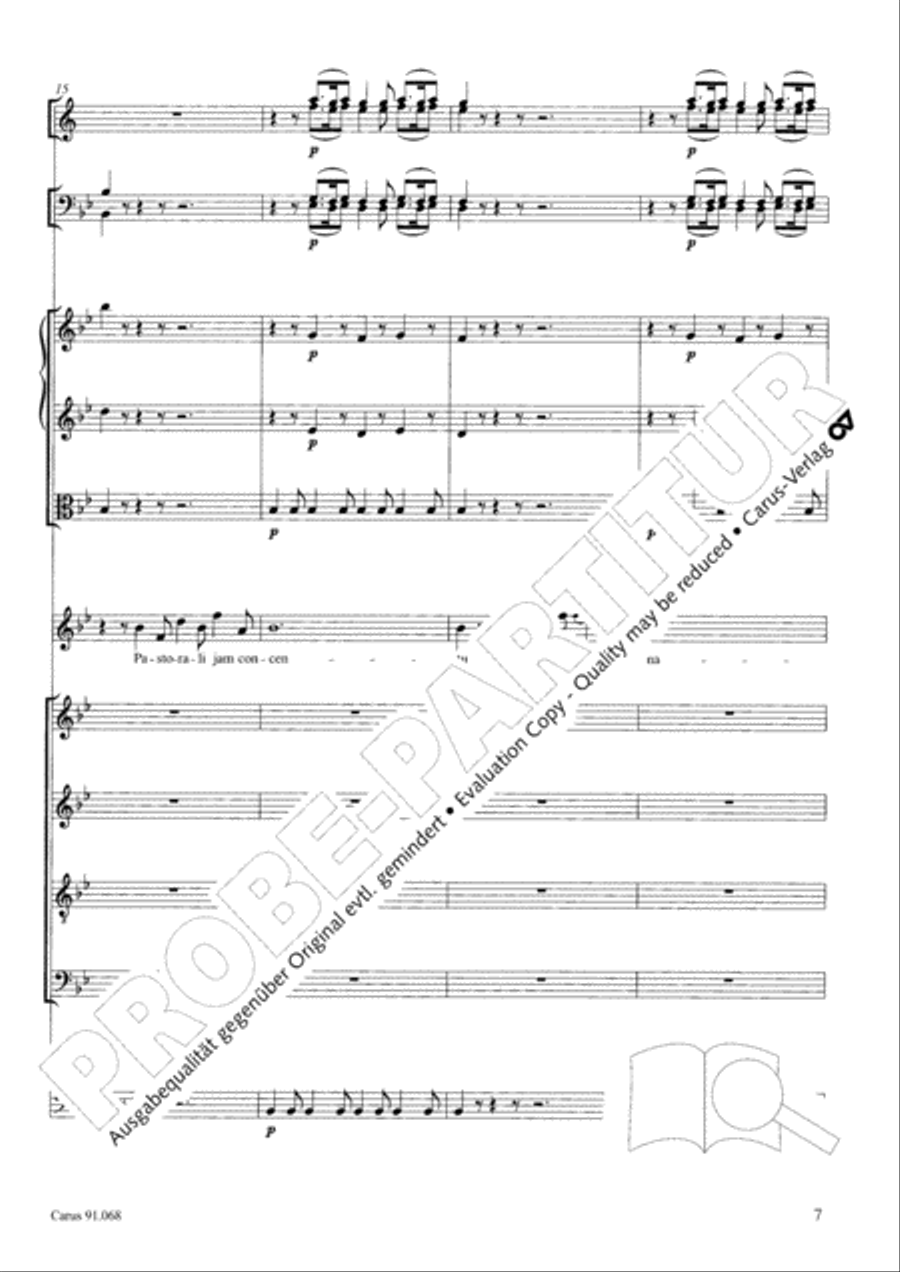 Pastorali jam concentu 4-Part scores gallery preview page 8