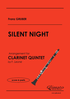 Book cover for Silent Night - Clarinet Quintet/Choir (score & parts)