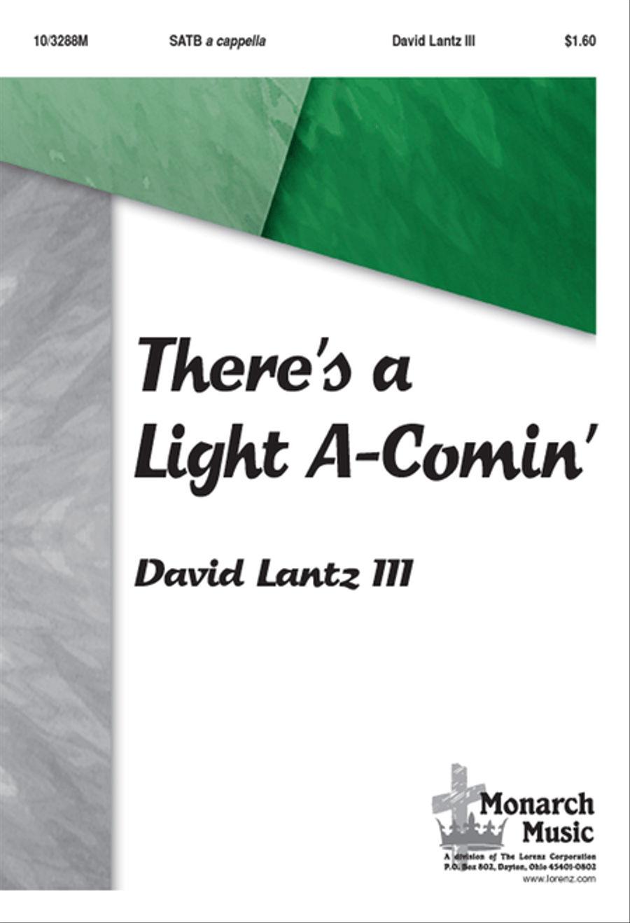 There's a Light A-Comin' 4-Part scores gallery preview page 1