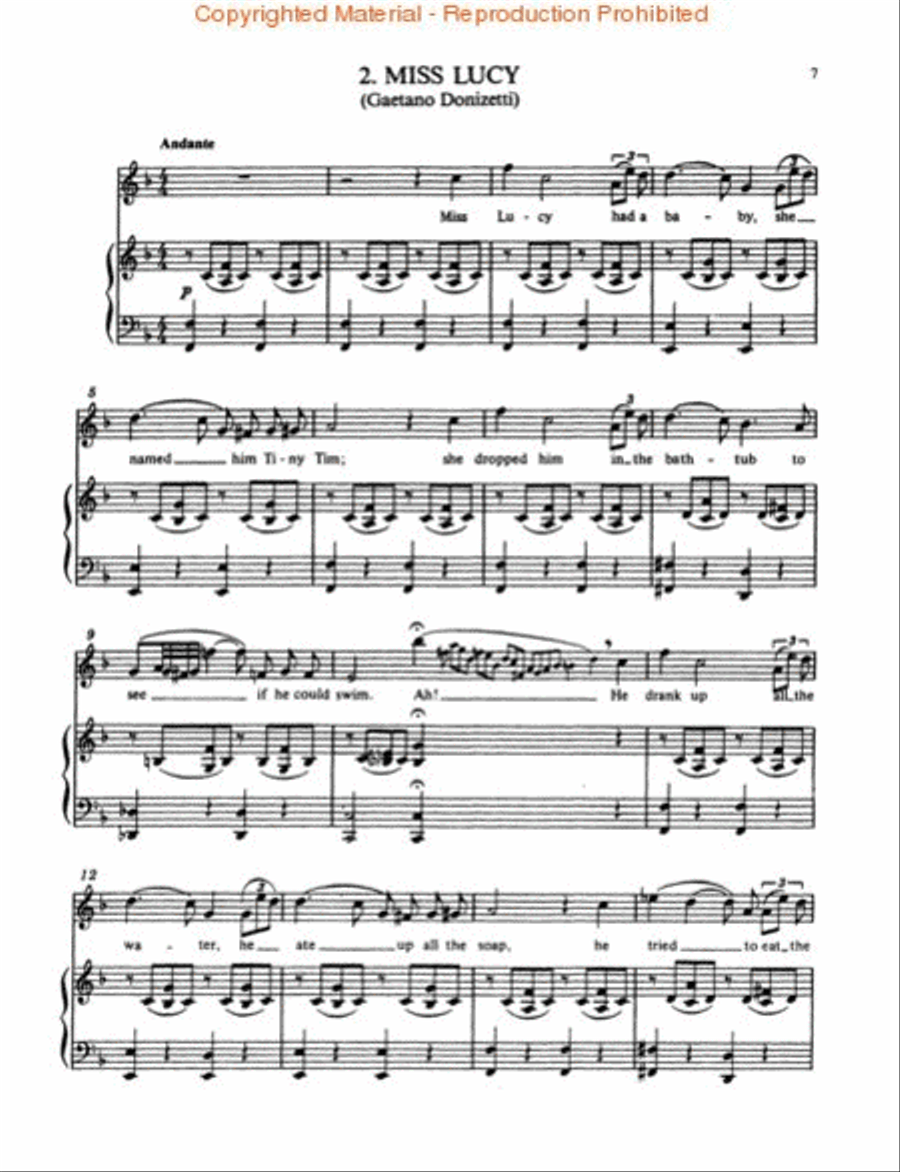 Parodies High Voice scores gallery preview page 3