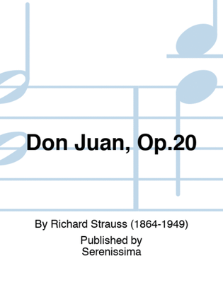 Book cover for Don Juan, Op.20