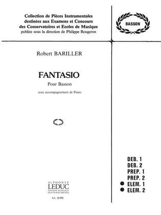 Fantasio (bassoon & Piano)