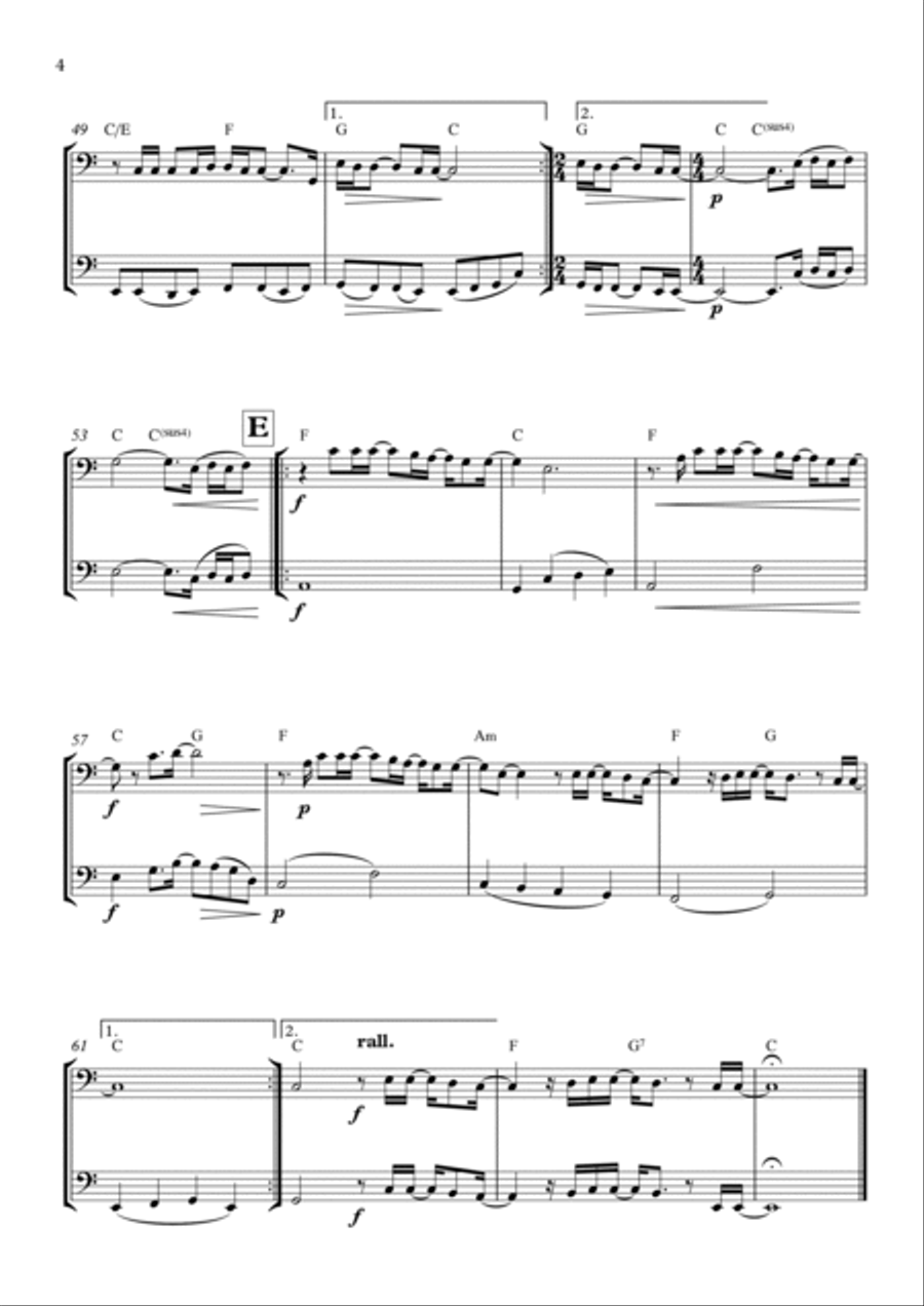 Goodness Of God Brass Duet scores gallery preview page 4