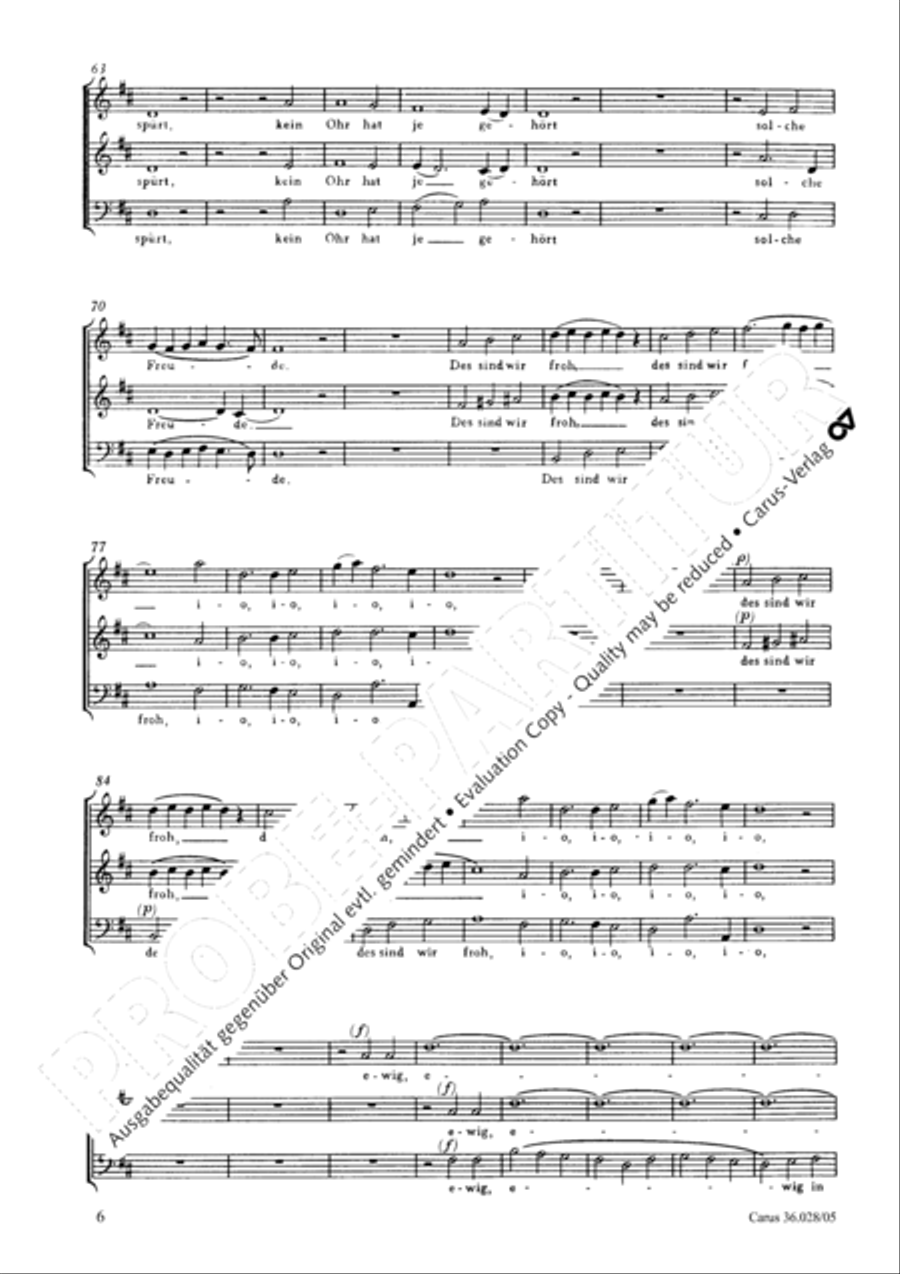 Wake, o wake and hear the voices 3-Part scores gallery preview page 7