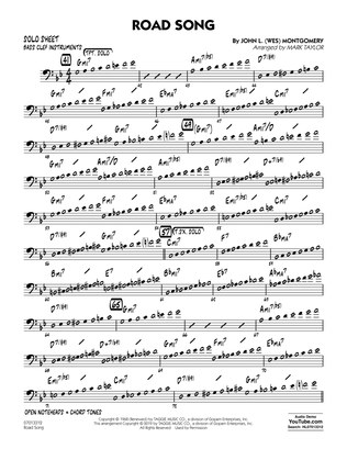 Road Song (arr. Mark Taylor) - Bass Clef Solo Sheet