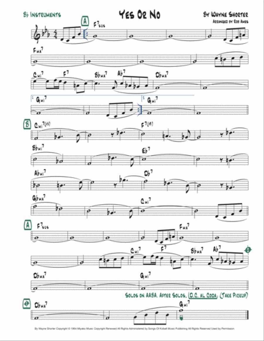 Yes Or No Voice scores gallery preview page 2