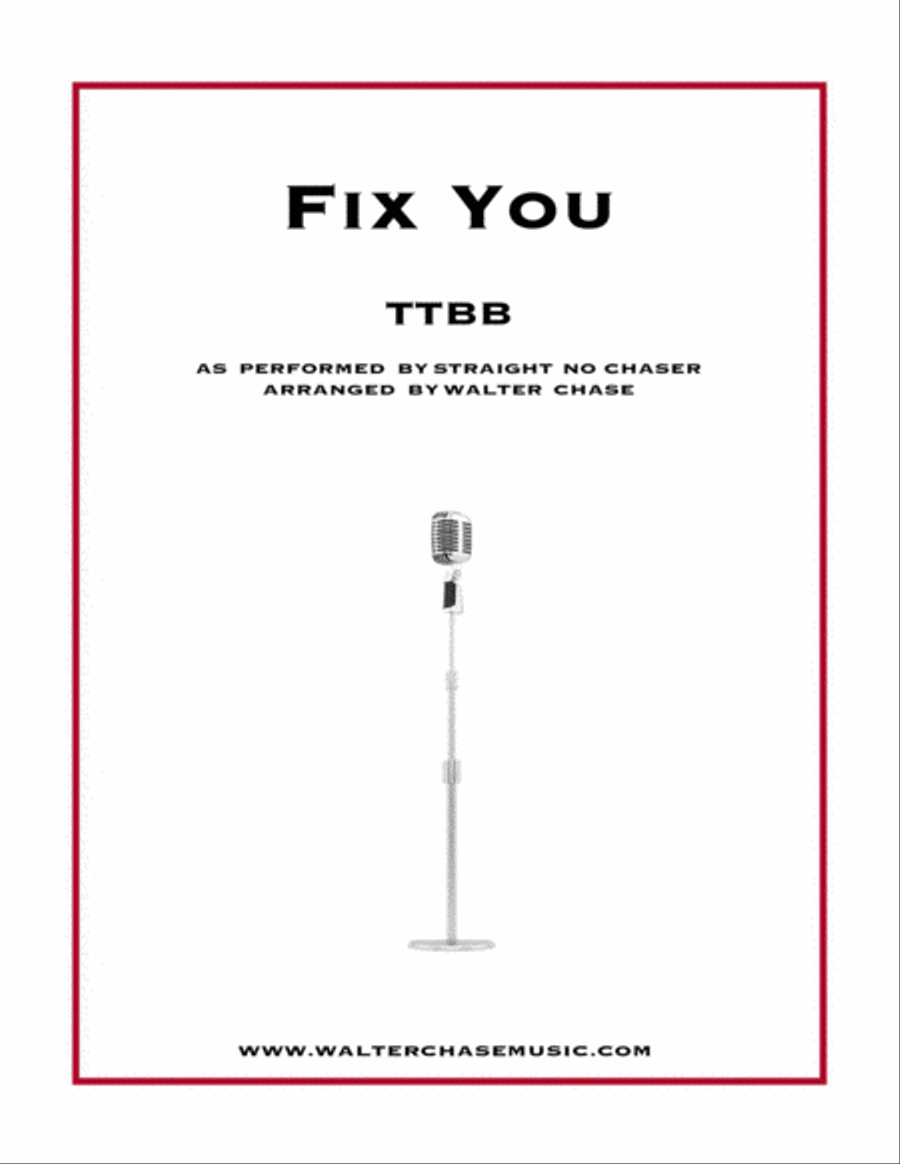 Fix You Fix You TTBB scores gallery preview page 1