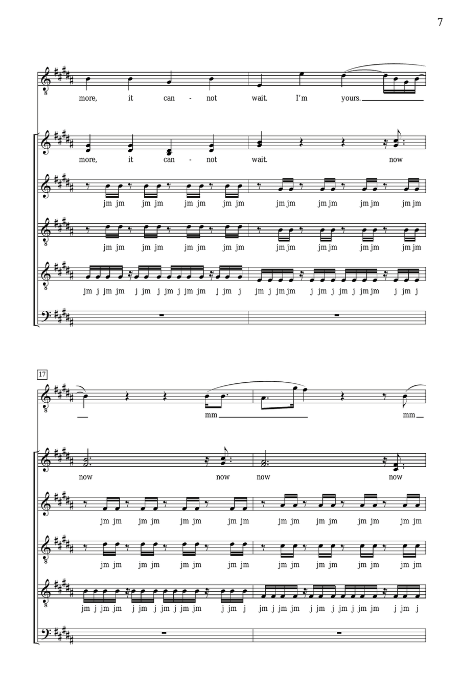 I'm Yours (arr. Deke Sharon) 4-Part scores gallery preview page 6