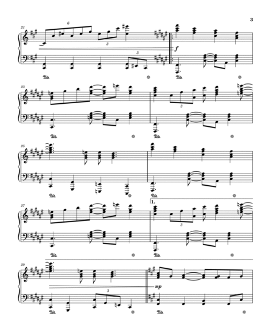 Happy Together Happy Together Piano Solo scores gallery preview page 3