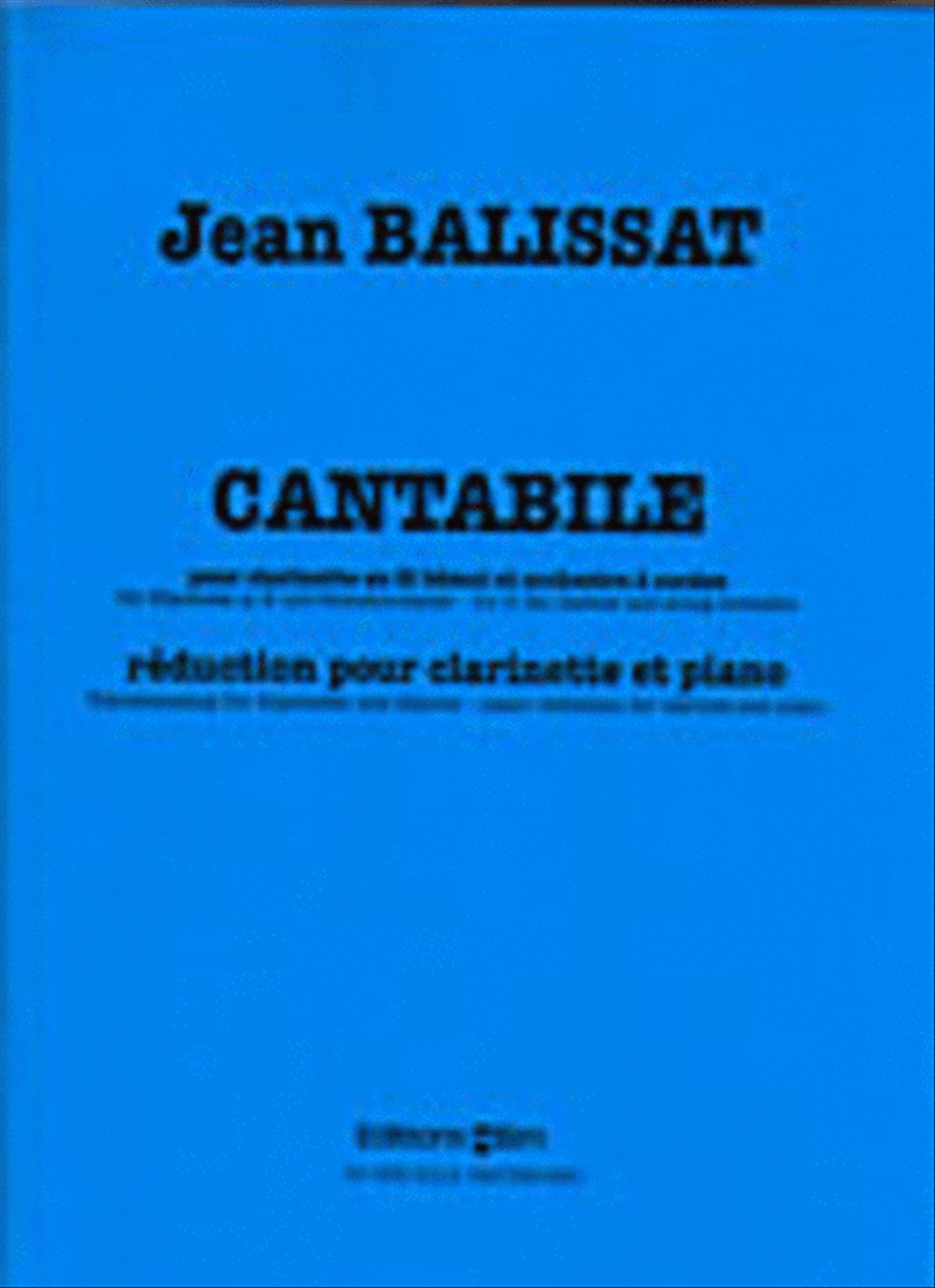 Cantabile Clarinet Solo scores gallery preview page 1