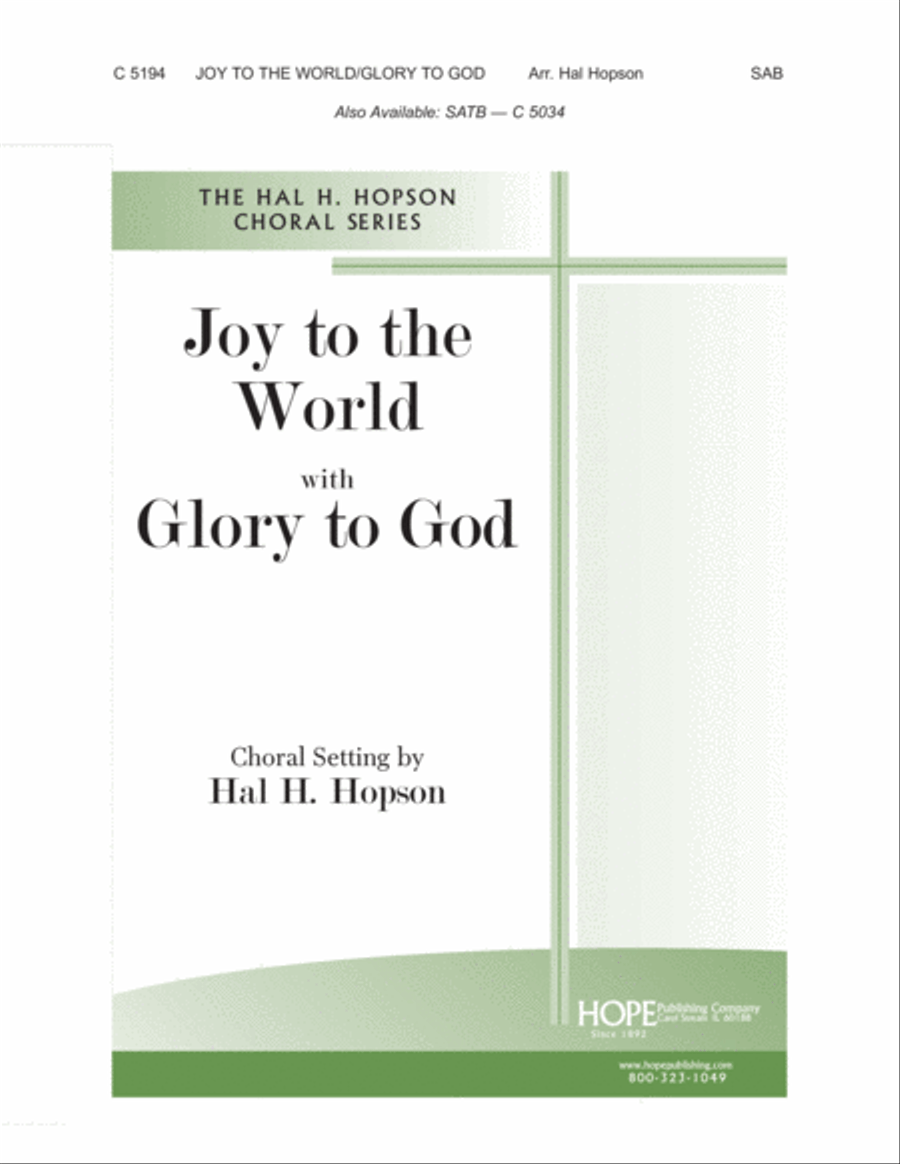 Joy to the World with Glory to God 3-Part scores gallery preview page 1