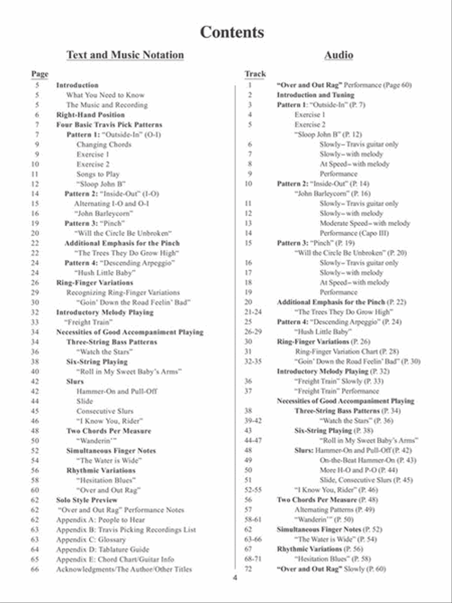 The Art of Contemporary Travis Picking Acoustic Guitar scores gallery preview page 2