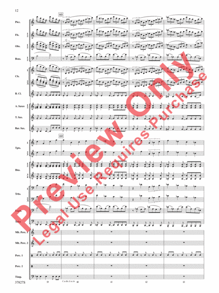 The Winged Stallion by Rossano Galante Concert Band - Sheet Music