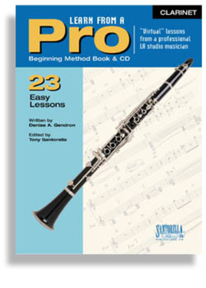Book cover for Learn From A Pro for Clarinet with CD