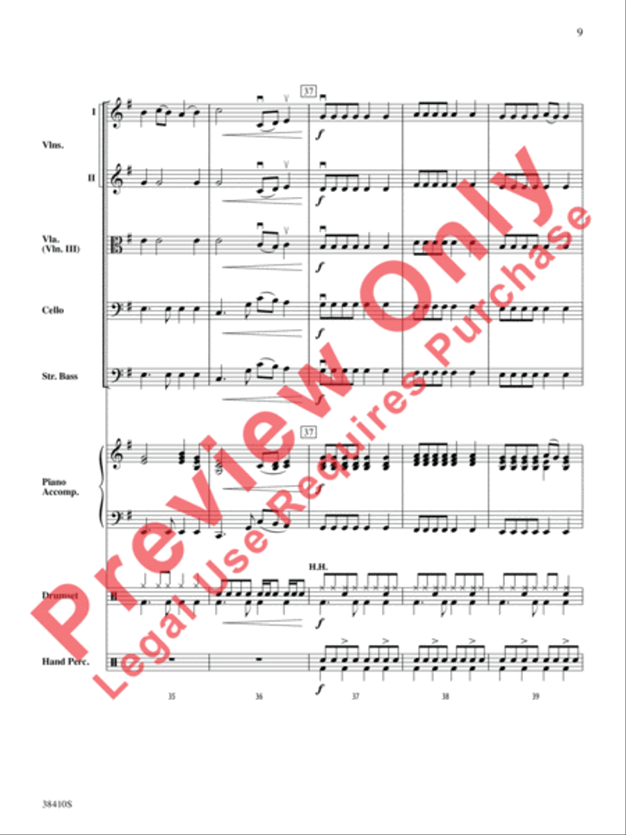 Any Way You Want It String Orchestra scores gallery preview page 10