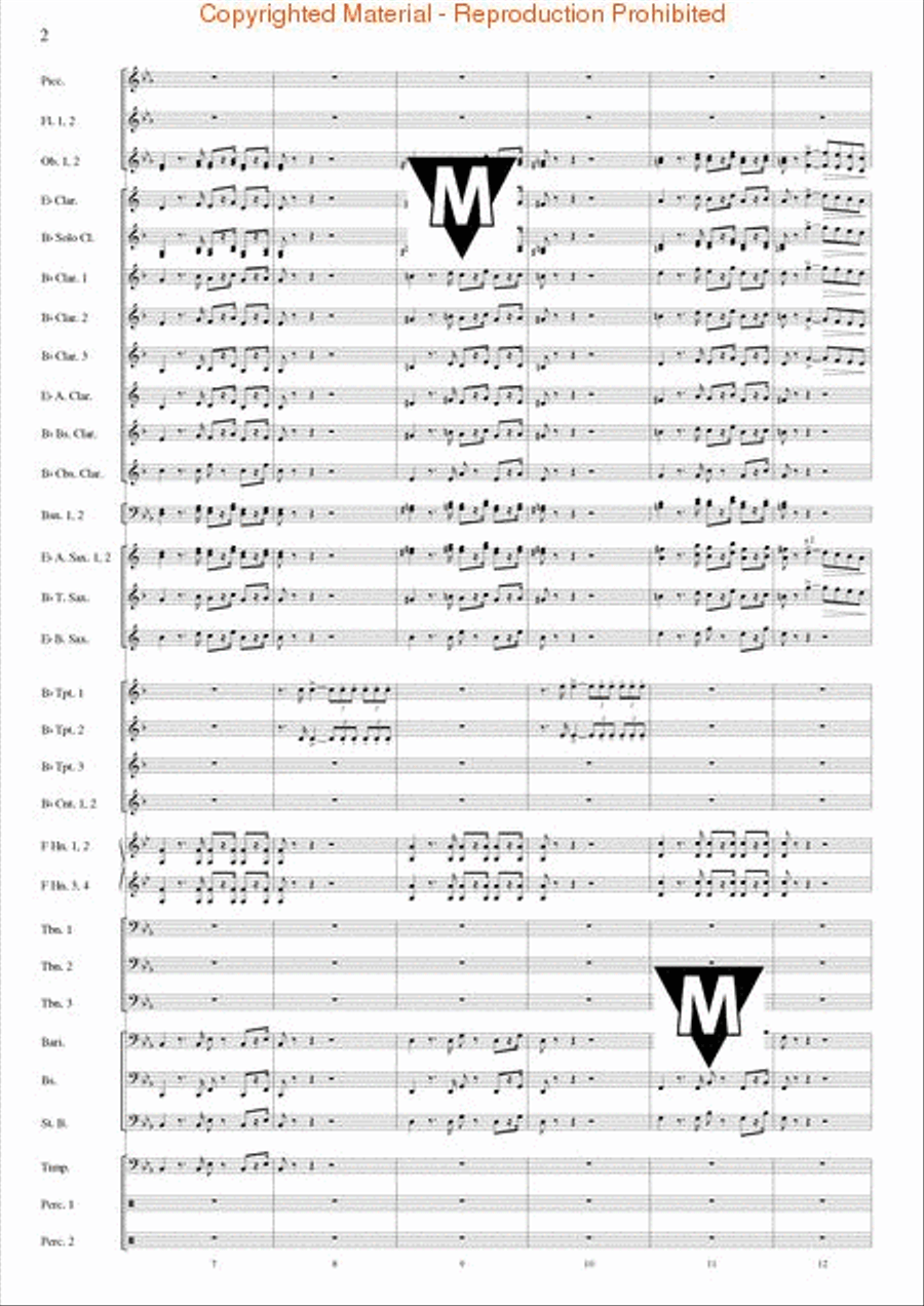 Triumphal March (from Aida) Concert Band scores gallery preview page 3
