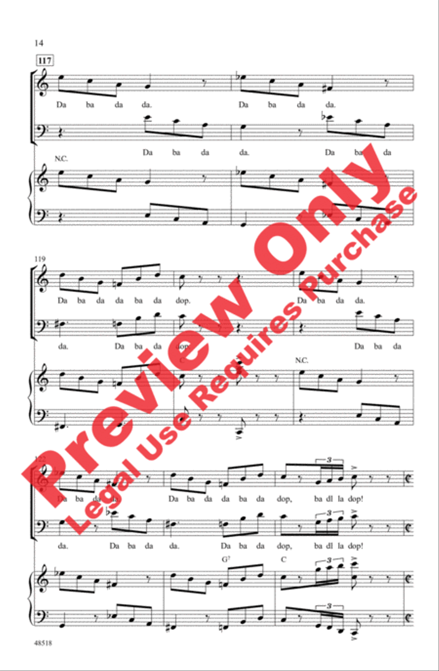 Cuphead 4-Part scores gallery preview page 14