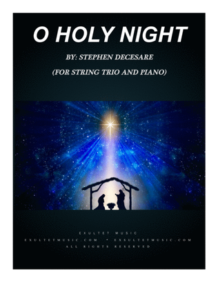 Book cover for O Holy Night (for String Trio and Piano)