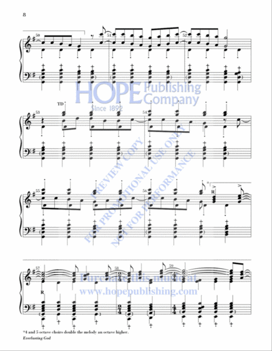 Everlasting God 5-Octaves scores gallery preview page 8