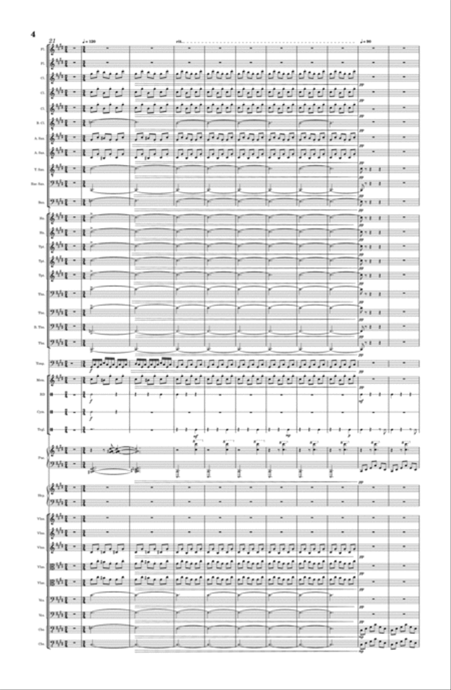 The Lost Theme Score String Orchestra scores gallery preview page 4
