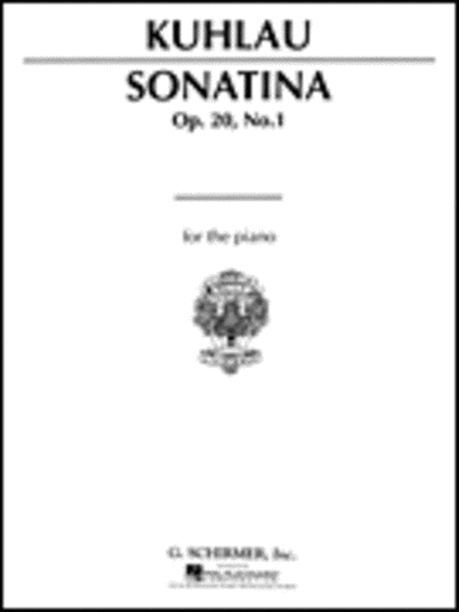Sonatina, Op. 20, No. 1 in C Major Piano Solo scores gallery preview page 1