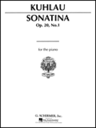 Book cover for Sonatina, Op. 20, No. 1 in C Major