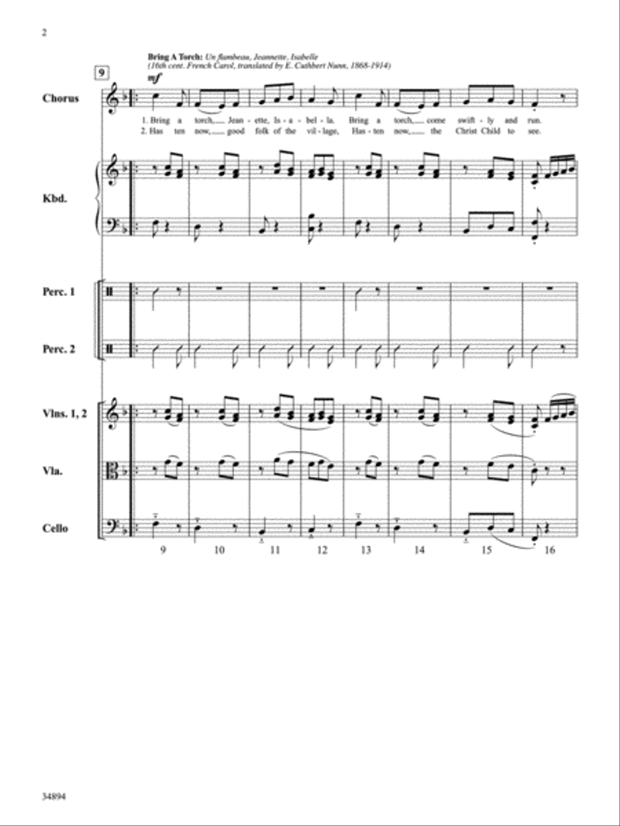 Bring a Torch Choir scores gallery preview page 3