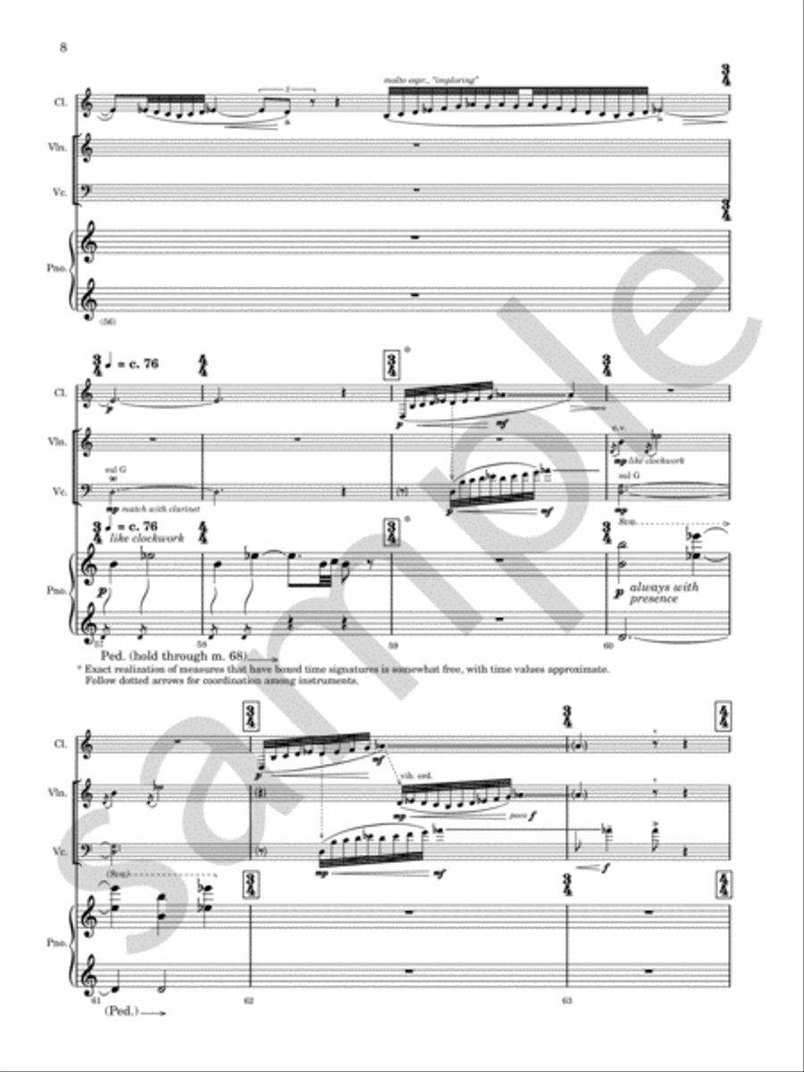 Birkat Haderekh – Blessing for the Road Chamber Music scores gallery preview page 10