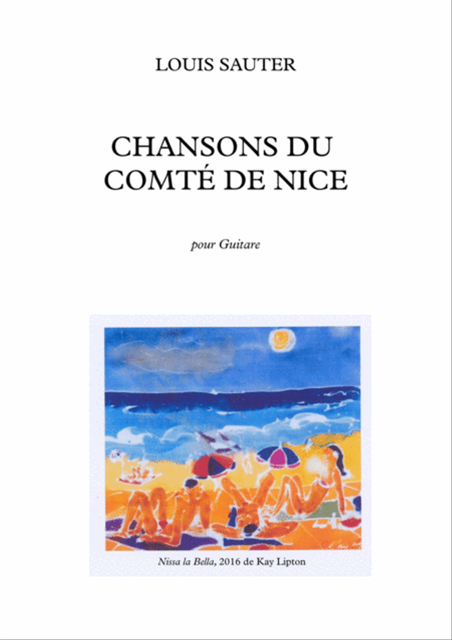 Songs from the County of Nice (Chansons du Comté de Nice) Acoustic Guitar scores gallery preview page 1
