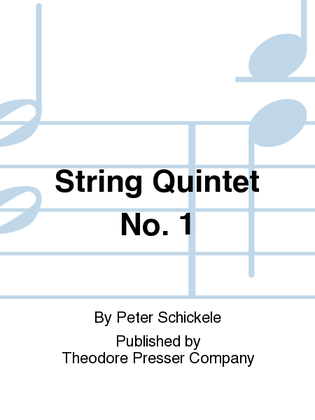 Book cover for String Quintet No. 1