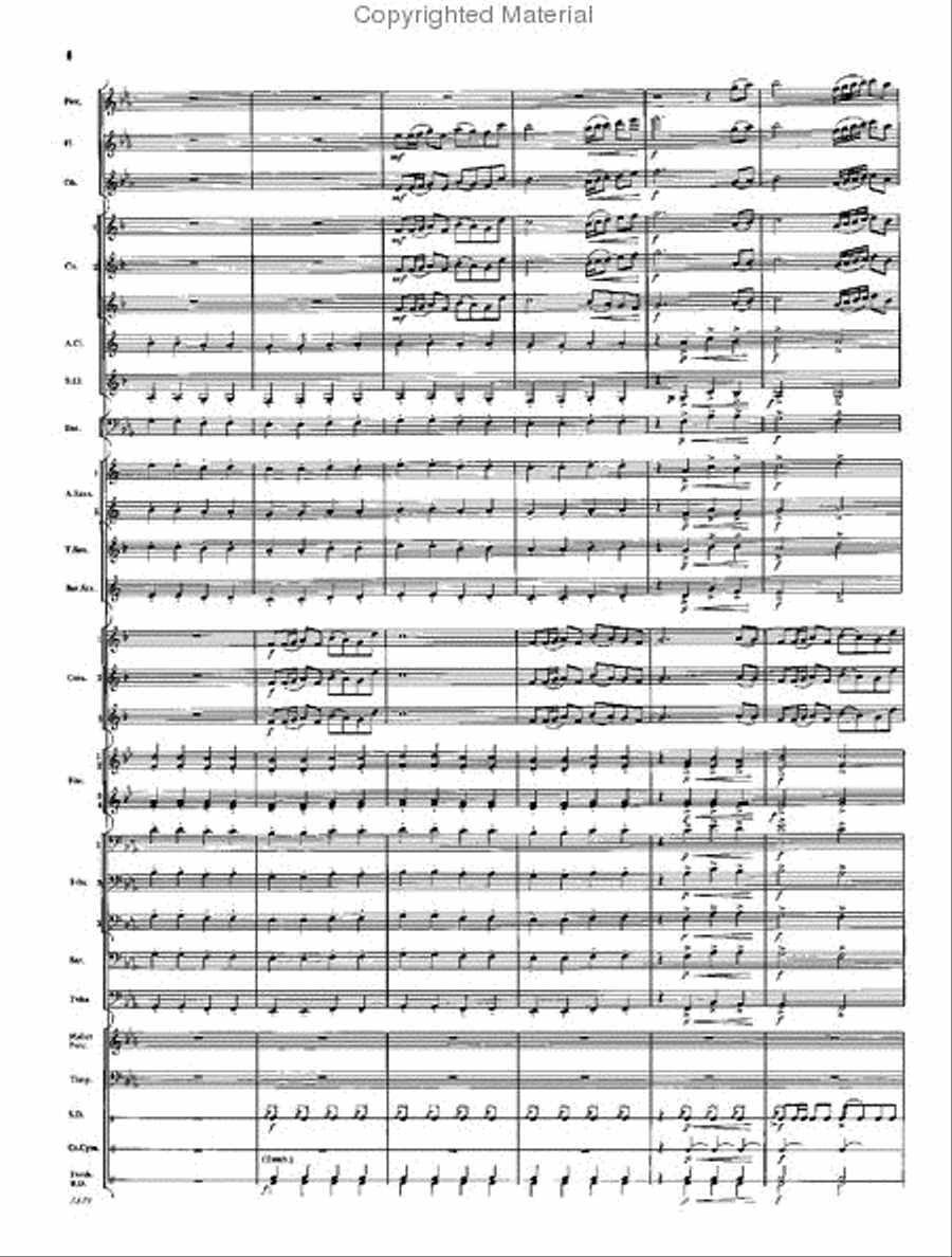 Covington Square Concert Band scores gallery preview page 7