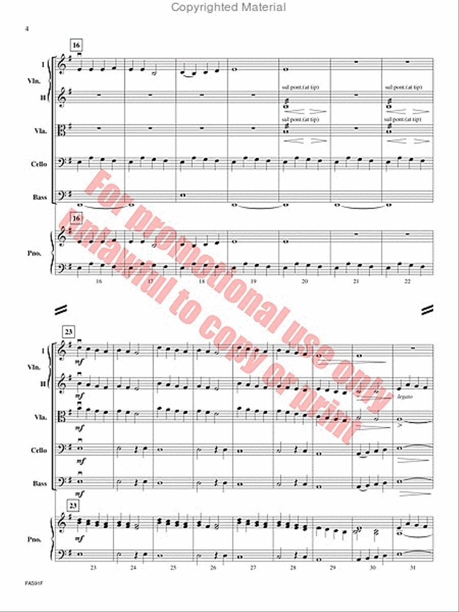 Wenceslas String Orchestra scores gallery preview page 5