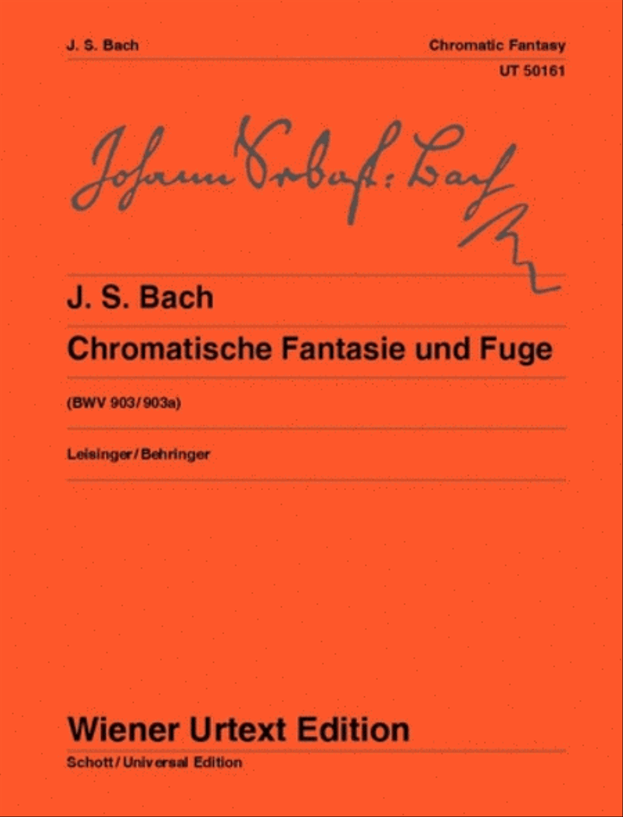 Chromatic Fantasy and Fugue, BWV 903 Chamber Music scores gallery preview page 1