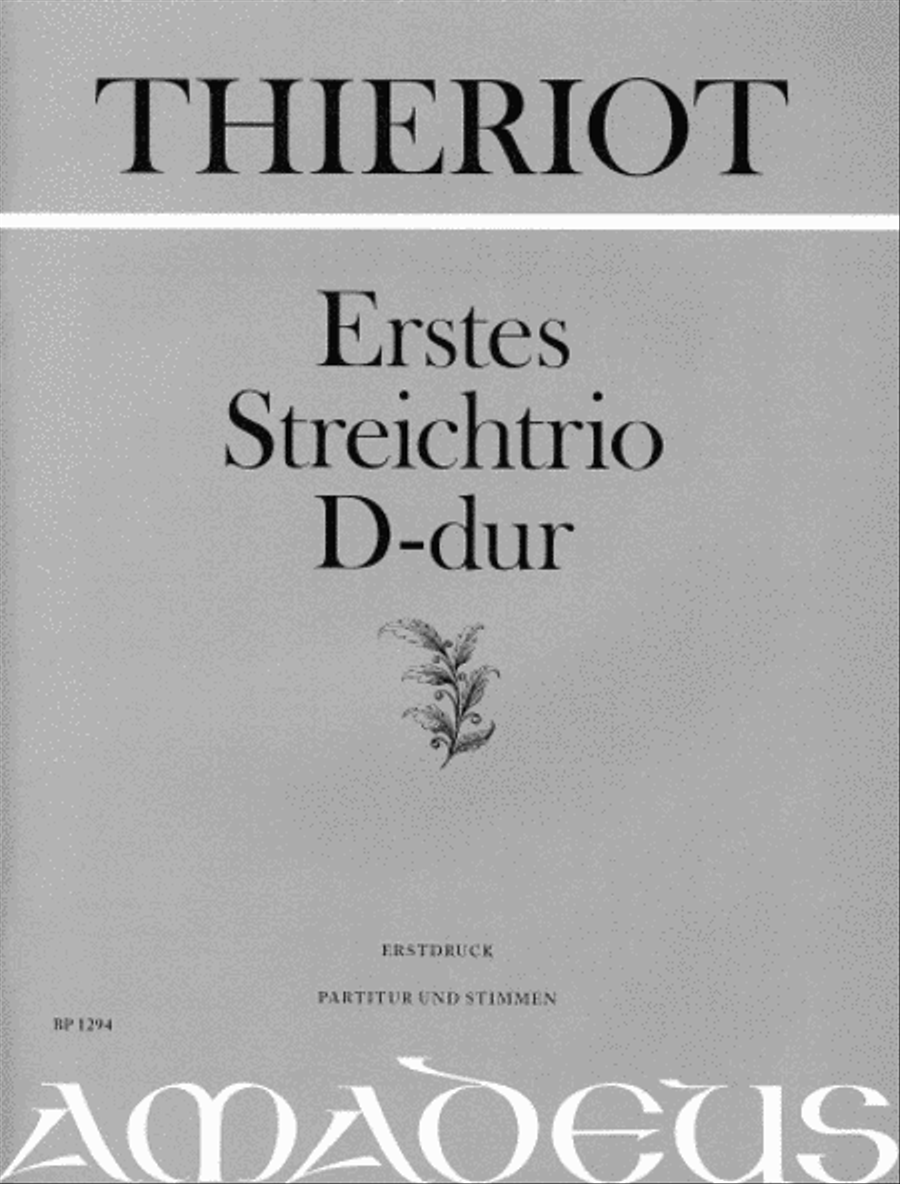 1. Trio in D String Trio scores gallery preview page 1